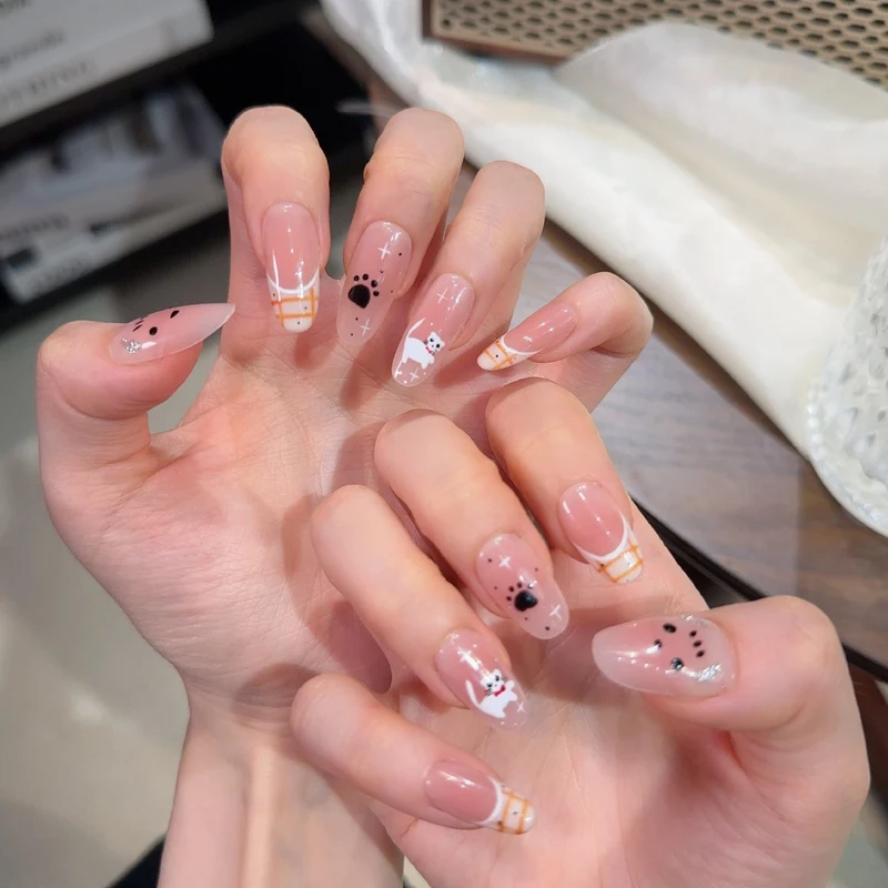 Verspielt Thematisiertes Press-On Nagelset Karnz