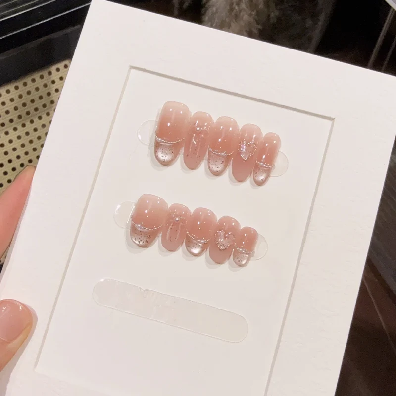 Elegante French Tip Press-On Nails Karnz 1789800744