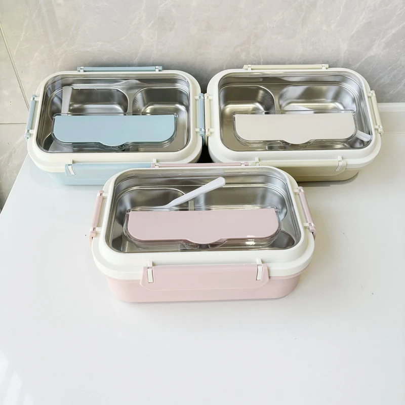 Mehrfach-Abschnitt Edelstahl Lebensmittel Aufbewahrung Lunchbox