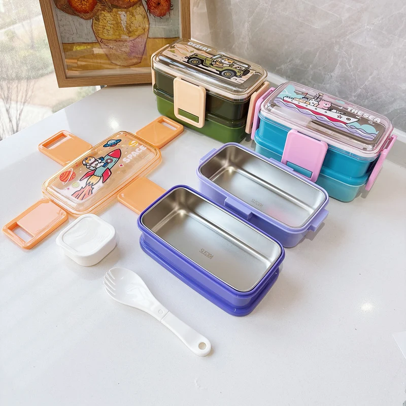Mehrschichtige, weltraumthemen Lunch Bento Box