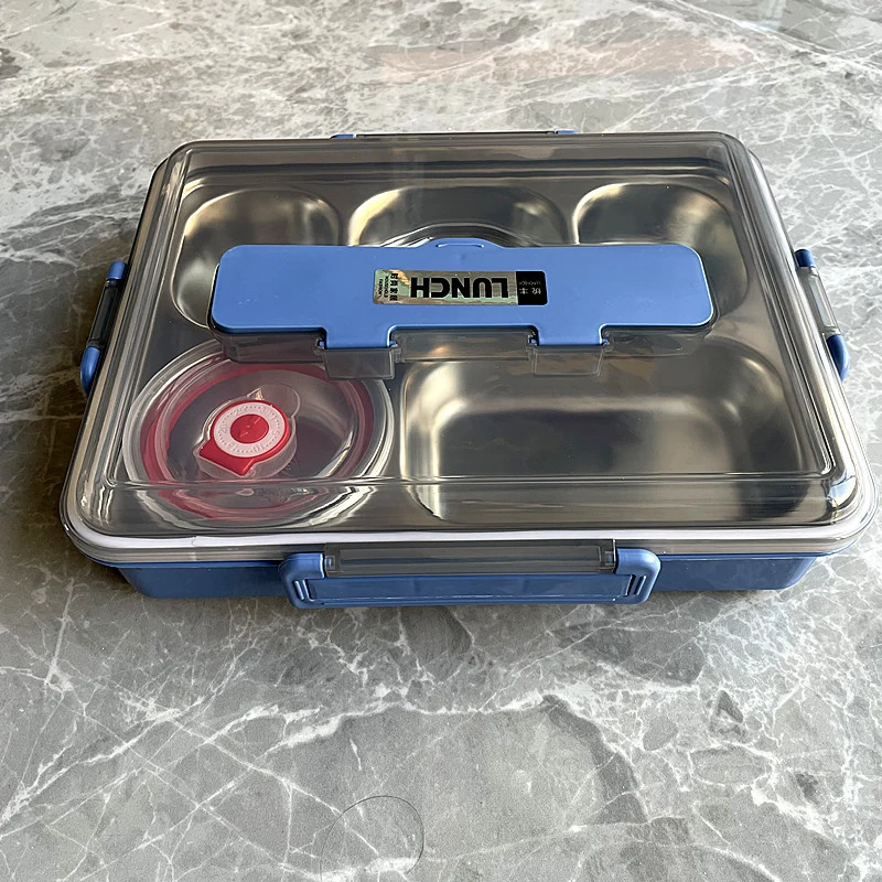 Mehrere Fächer Edelstahl Bento Box