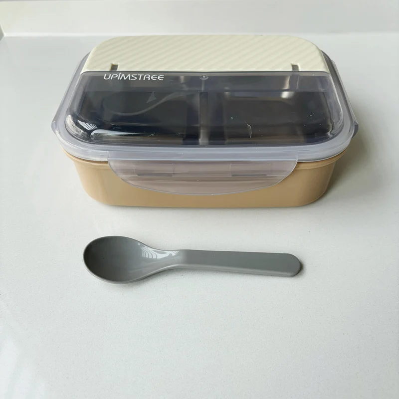 Mehrfachfächer-Mahlzeitenvorbereitungsbehälter mit Besteck