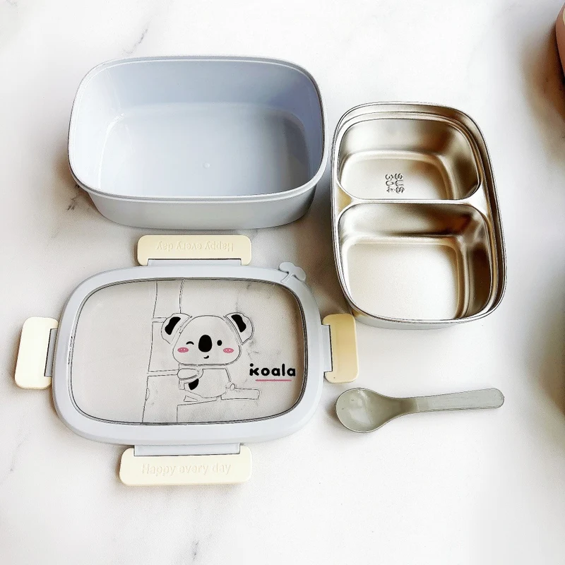 Süßes Koala-Design Edelstahl-Lunchcontainer