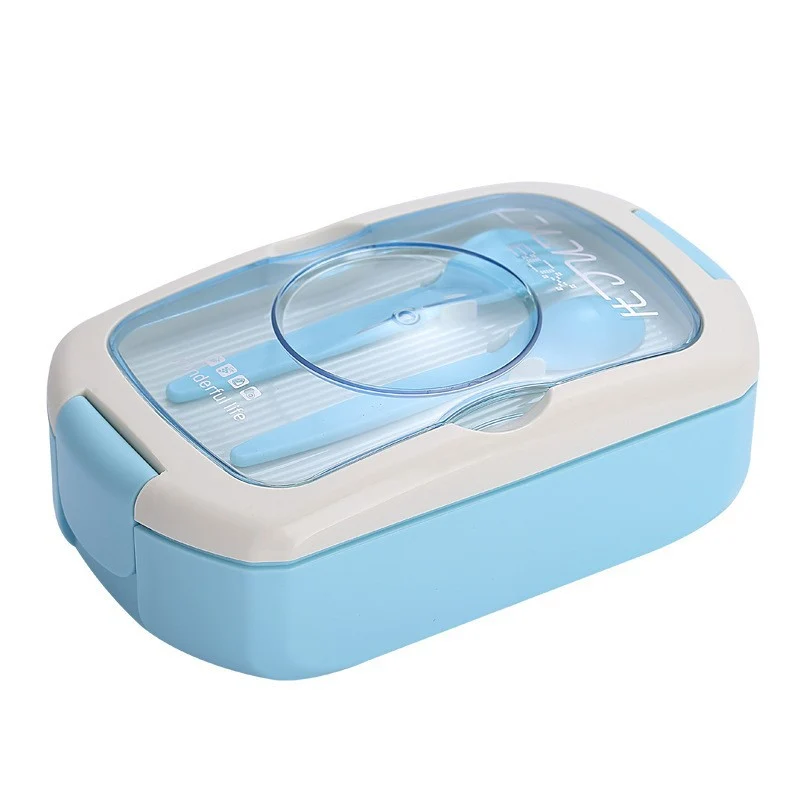 Tragbare Lunchbox mit integrierter Wasserflasche