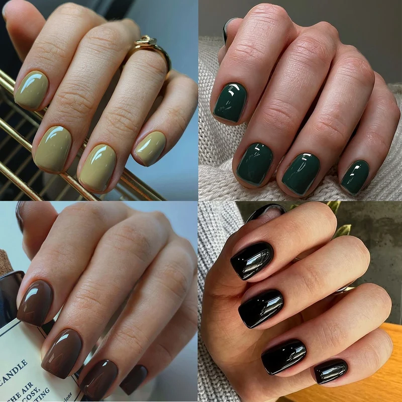 Kunstnagelset mit elegantem Glanz und natürlichem Finish Karnz