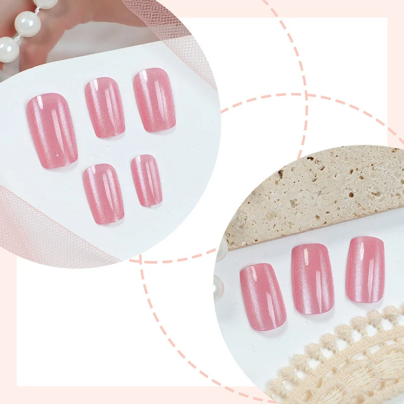 Kunstnagelset mit elegantem Glanz und natürlich aussehendem Finish Karnz