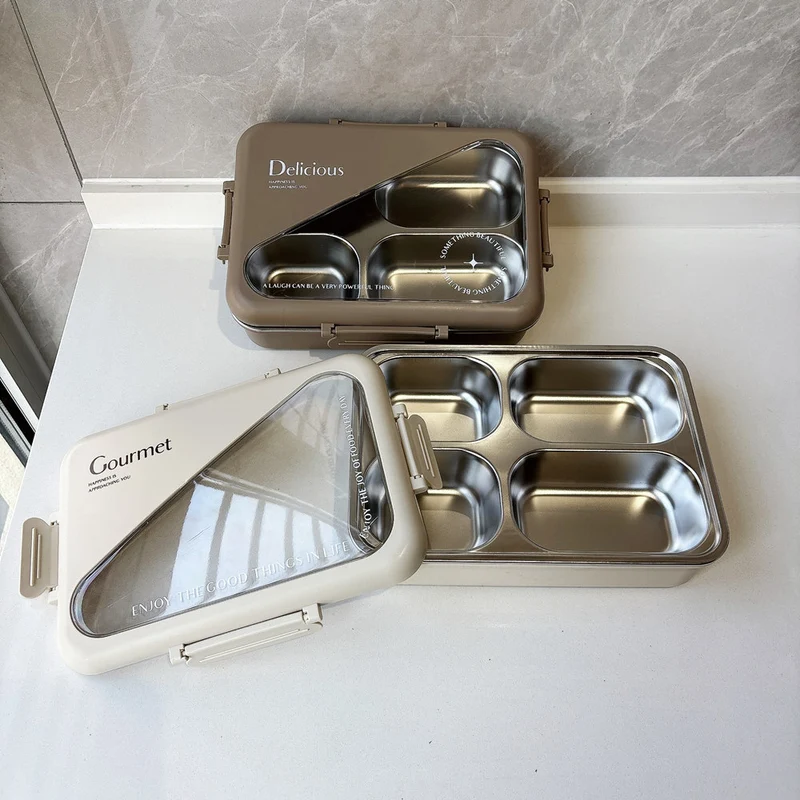 Edelstahl Multi-Compartment Lunchbox