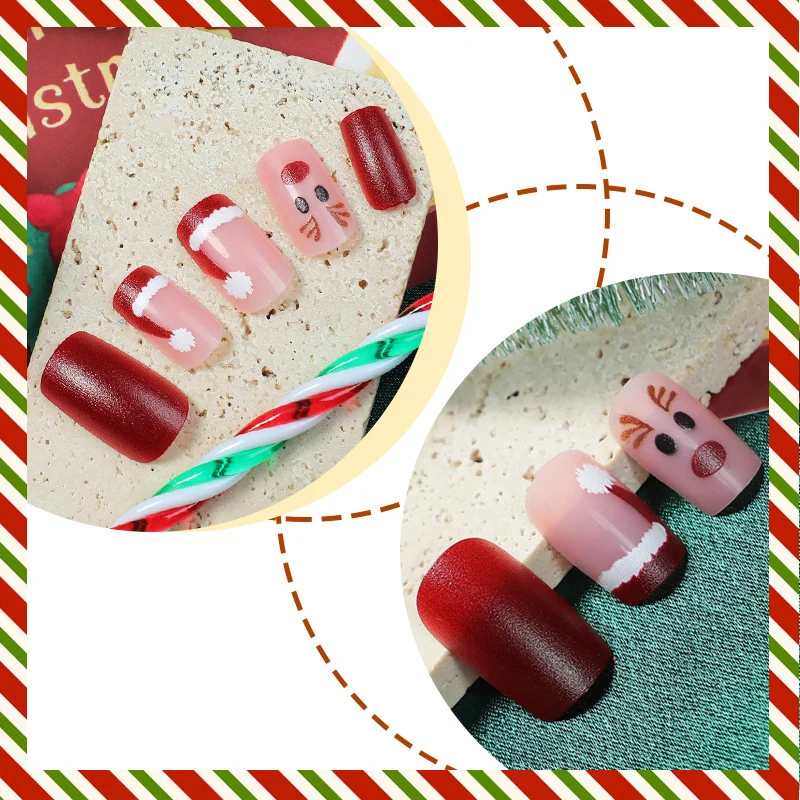 Kreatives Weihnachtskunstnagelset mit festlichen Motiven Karnz 1789119116