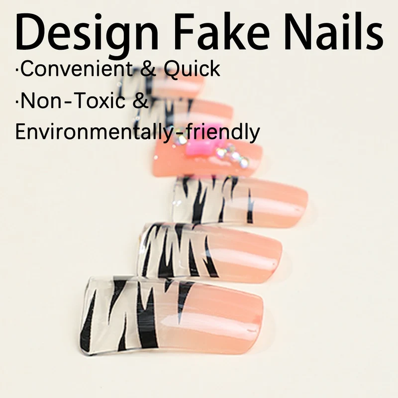 Kreatives Nagelset mit stylishen Mustern Karnz