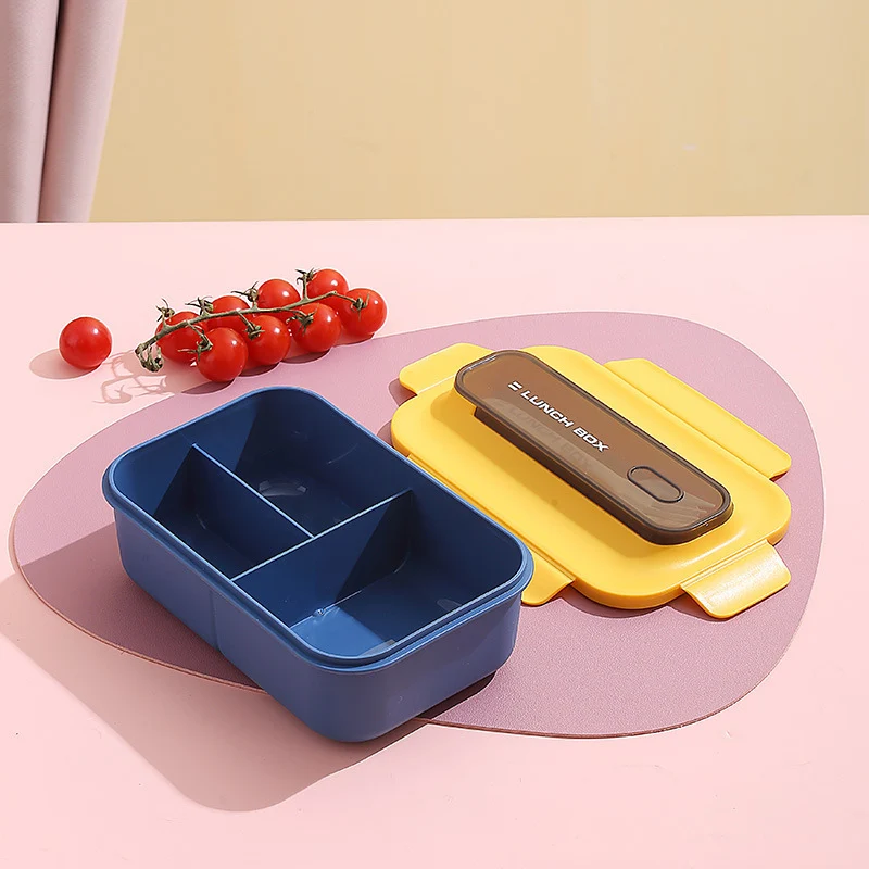 Vielseitige Auslaufsichere Bento Lunchbox mit Eingebautem Besteckset