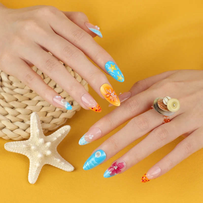 Künstliche Blumen-Nagelkunst Karnz