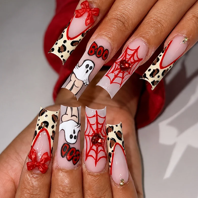 Kreatives Nagelkunstset mit Halloween-Motiven Karnz