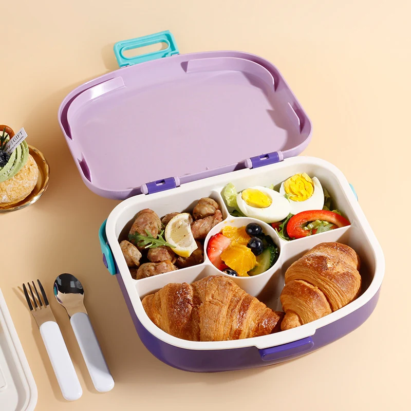 Isolierte Lunchbox mit Besteckset