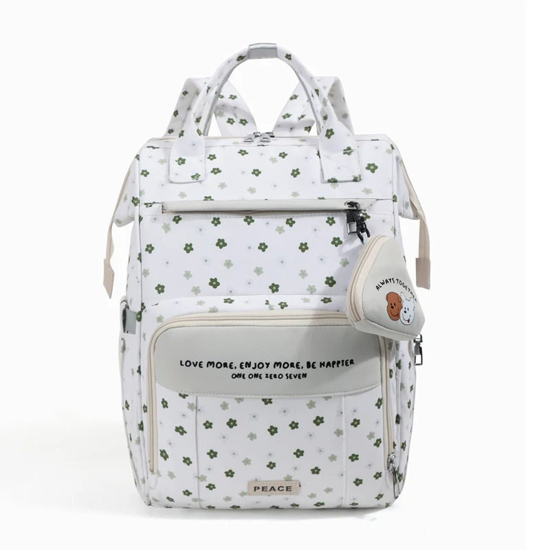 Stylische Blumendesign Schulrucksack Karnz