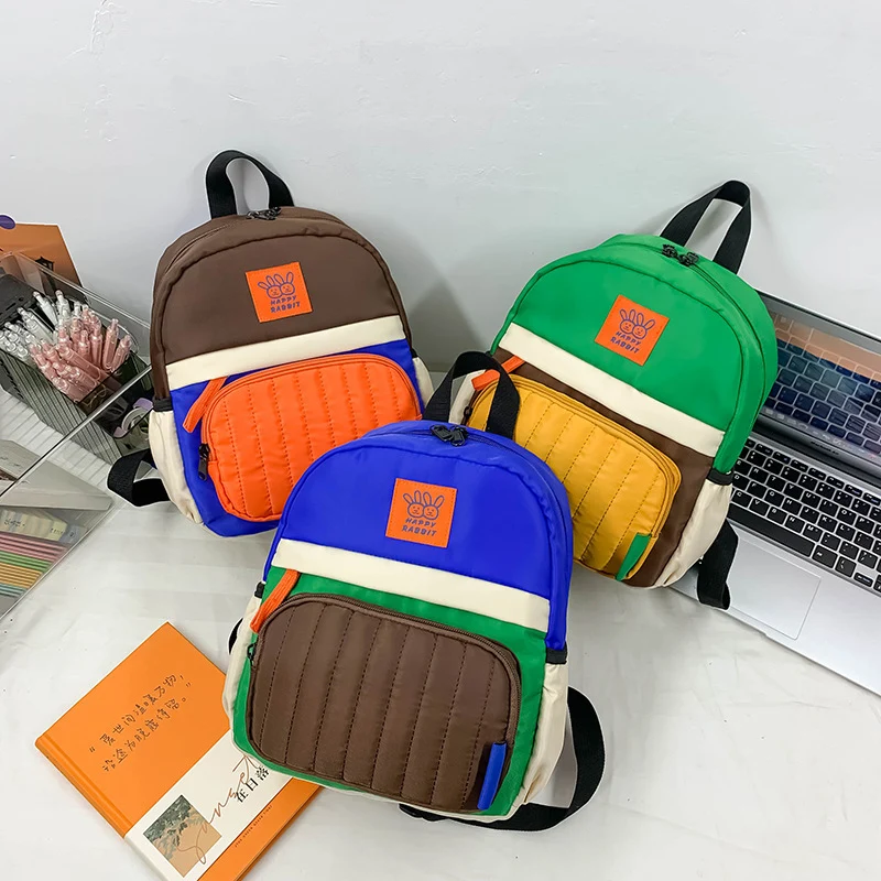 Farbe-Block Lässiger Rucksack Karnz