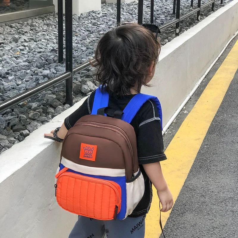 Farbe-Block Lässiger Rucksack Karnz