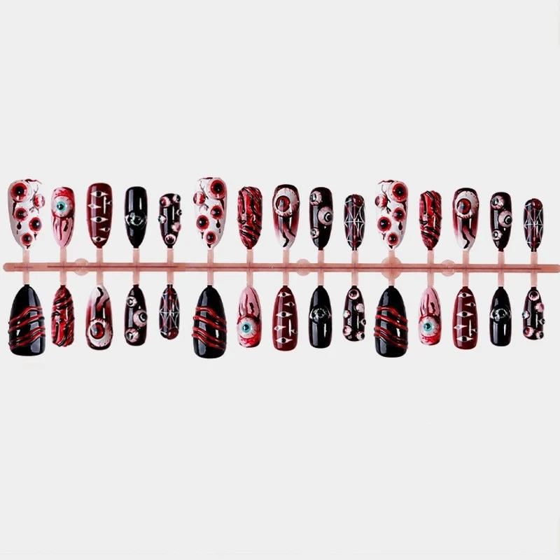 Kreatives Halloween Kunstnagelset Karnz