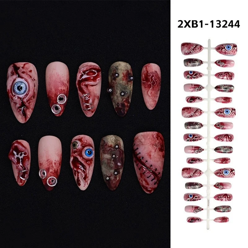 Kreatives Halloween Kunstnagelset Karnz