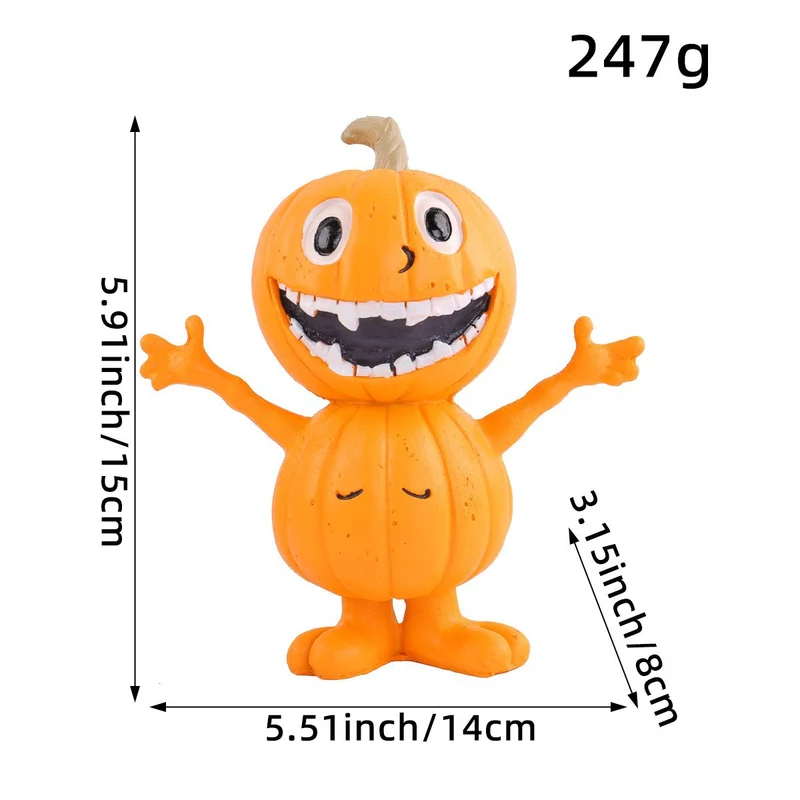 Lustige Halloween Kürbisfigur Karnz