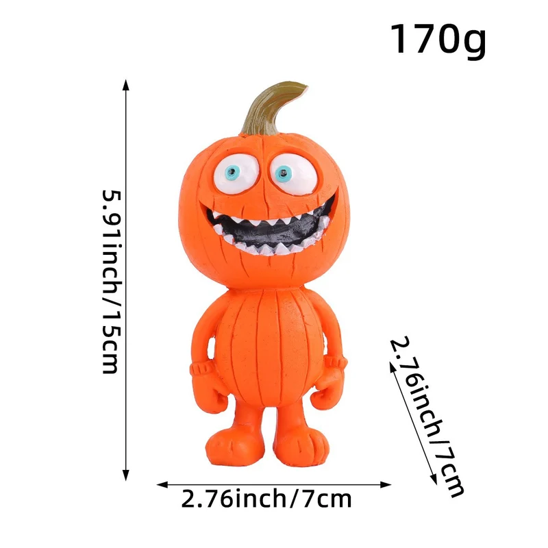 Lustige Halloween Kürbisfigur Karnz