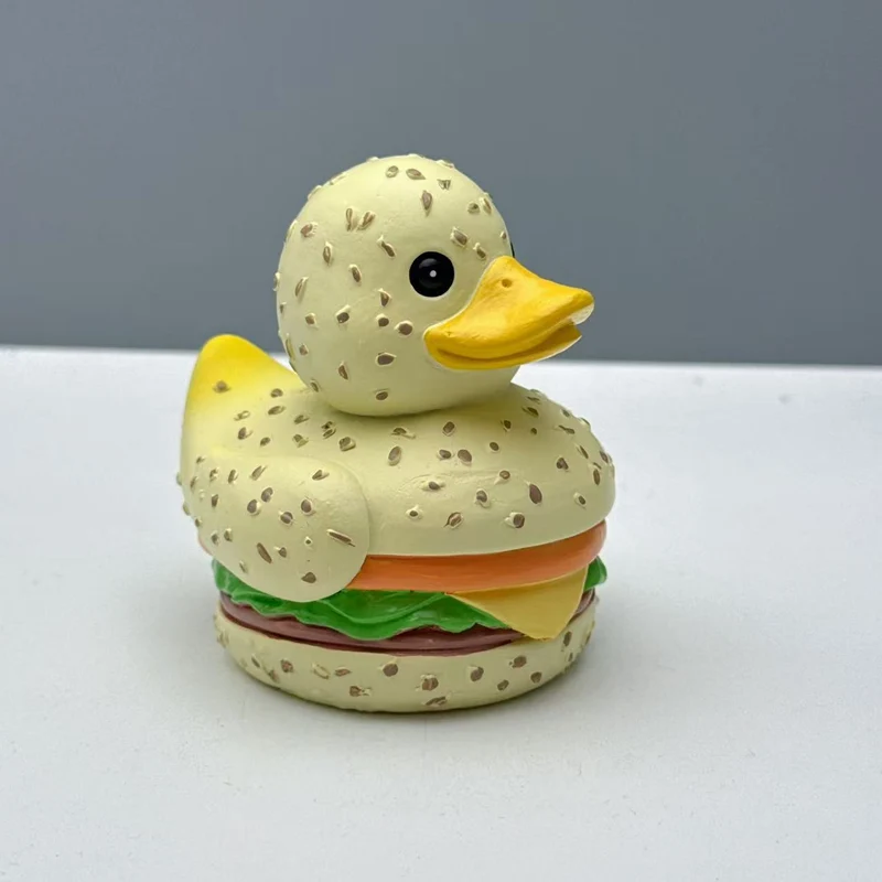 Lustige Gummiente im Hamburger Design Karnz