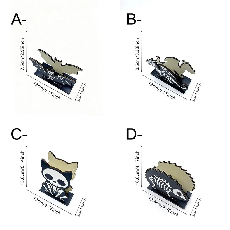 Kreativer Kartenhalter in Fledermausform Karnz