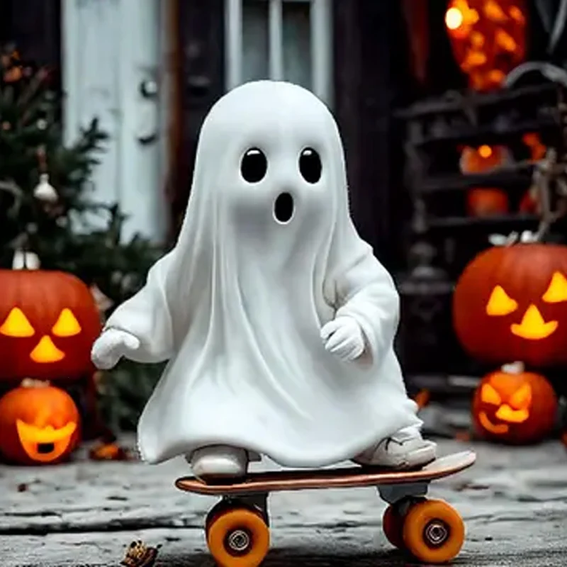 Dekorative Skateboard-Gespenst Figur Karnz
