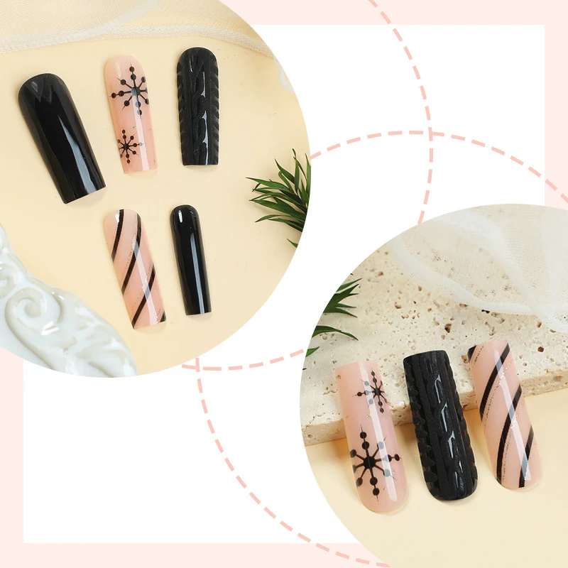 Elegantes Kunstnagel-Designset Karnz