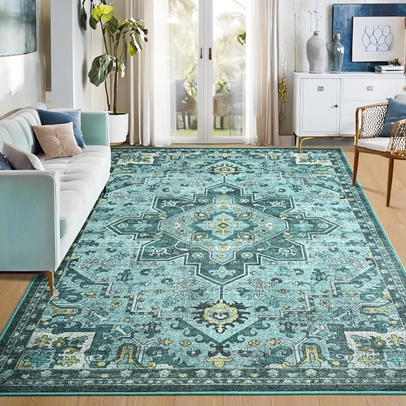 Vintage-inspirierter dekorativer Teppich