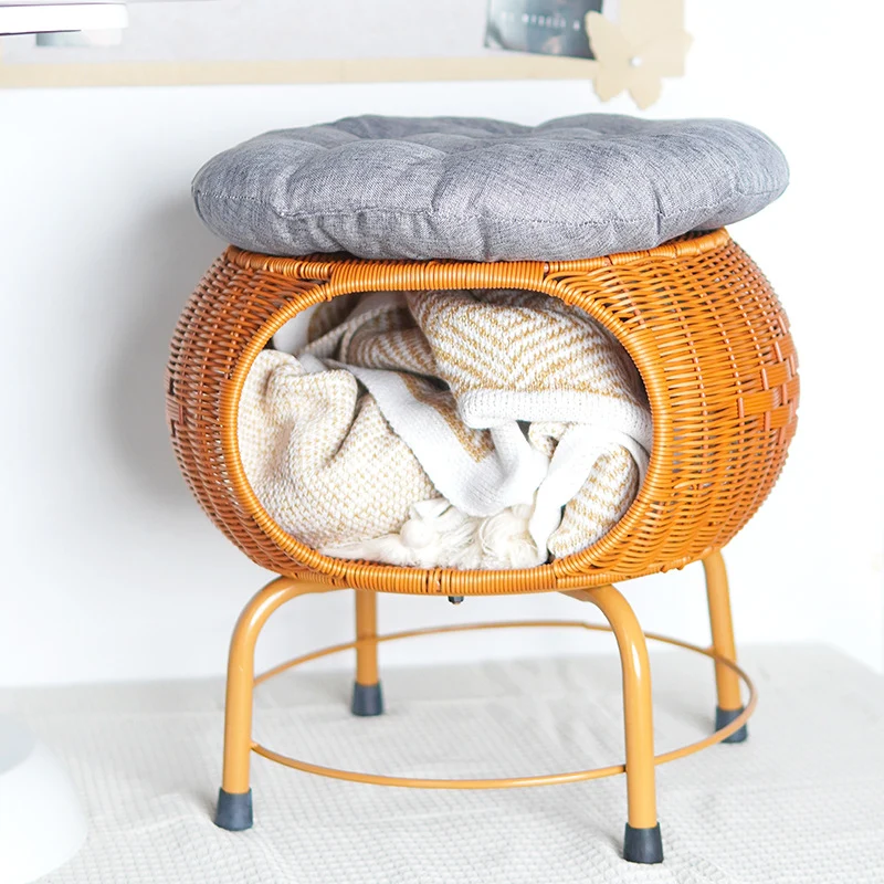 Gemütliches Rattan-Hundebett Karnz