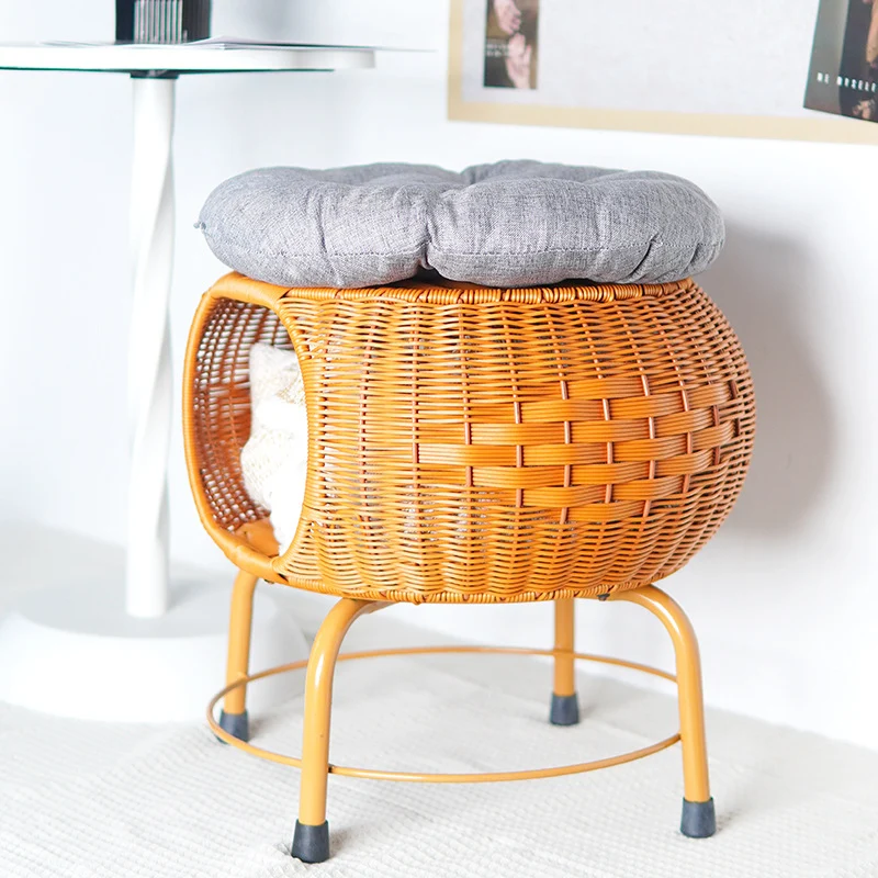Gemütliches Rattan-Hundebett Karnz