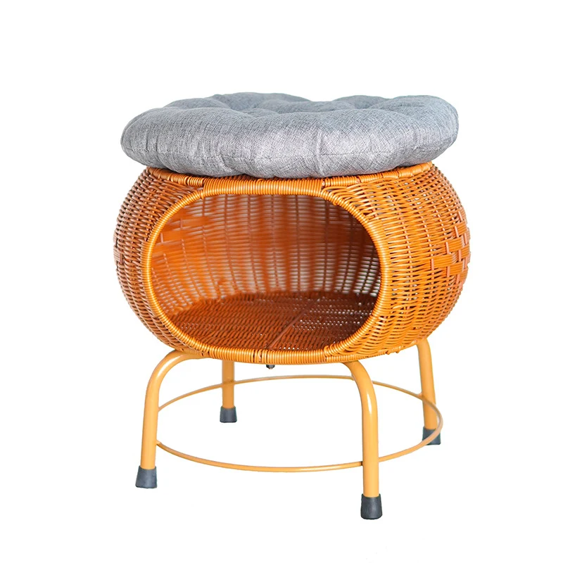 Gemütliches Rattan-Hundebett Karnz