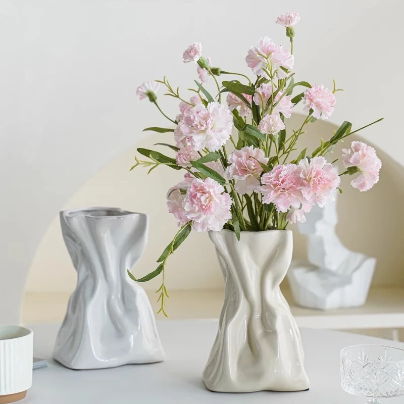 Kunstvolle Keramikblumenvase Karnz