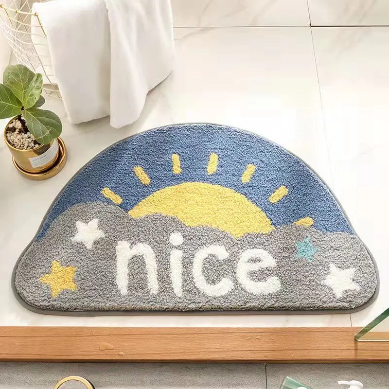 Plüsch Badezimmer Zitat Matte