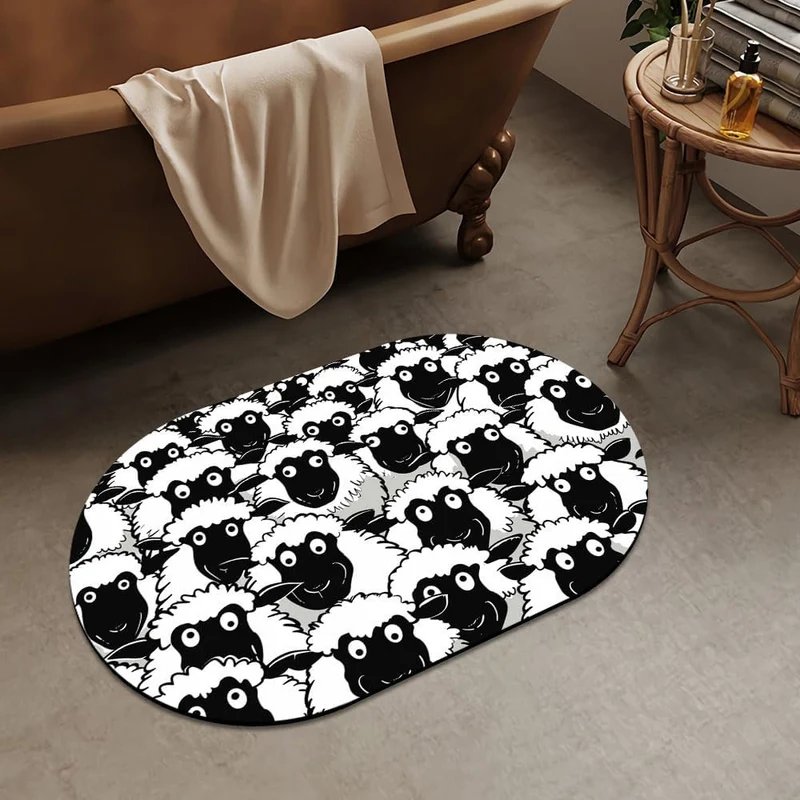 Luxuriöse abstrakte Marmor-Design-Badmatte
