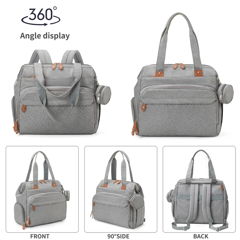 Stylische Multifunktionale Wickeltasche Karnz