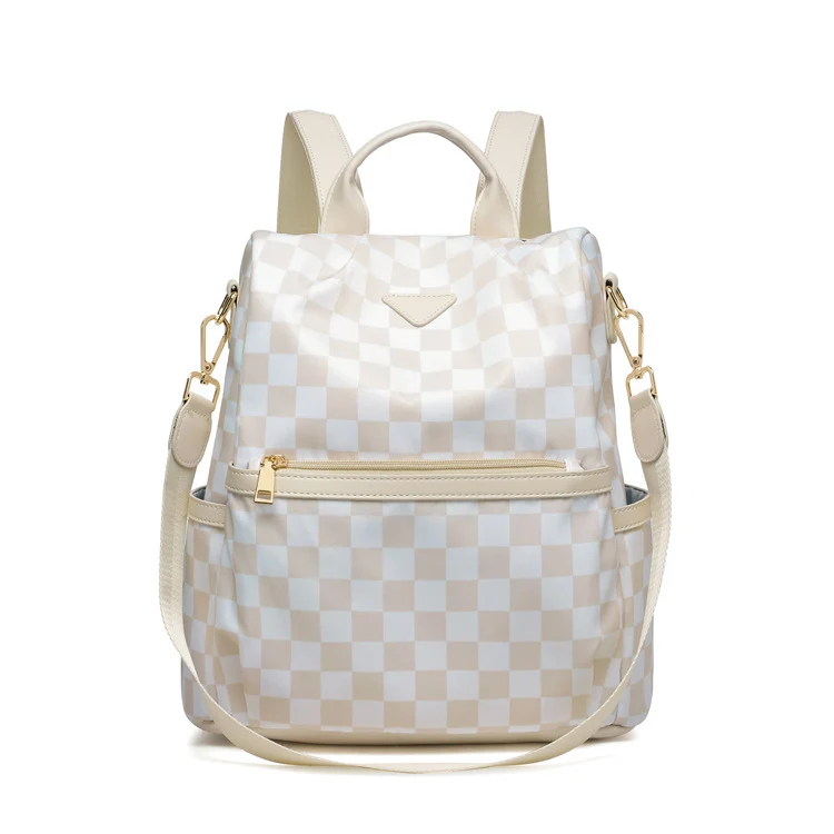 Stylische kariert Rucksack Karnz
