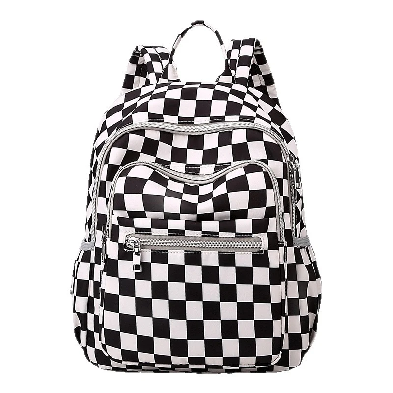 Schachbrettmuster Rucksack Karnz