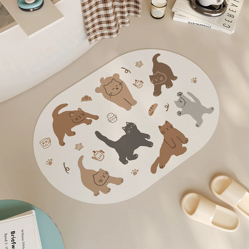 Süßes Katzen-Themen-Badewanne