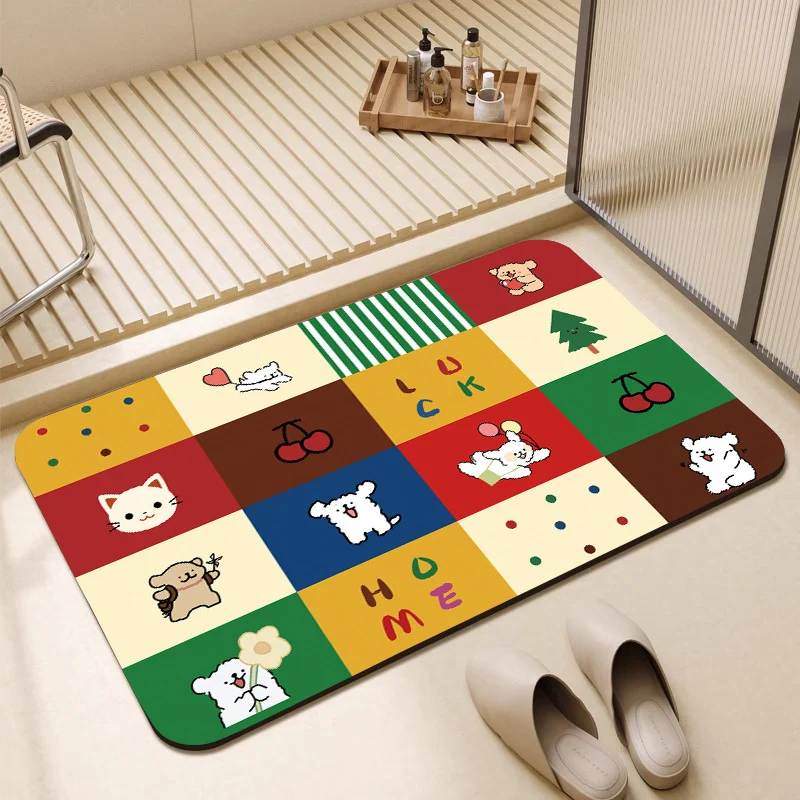 Niedlicher cartoonartiger Willkommensmatte