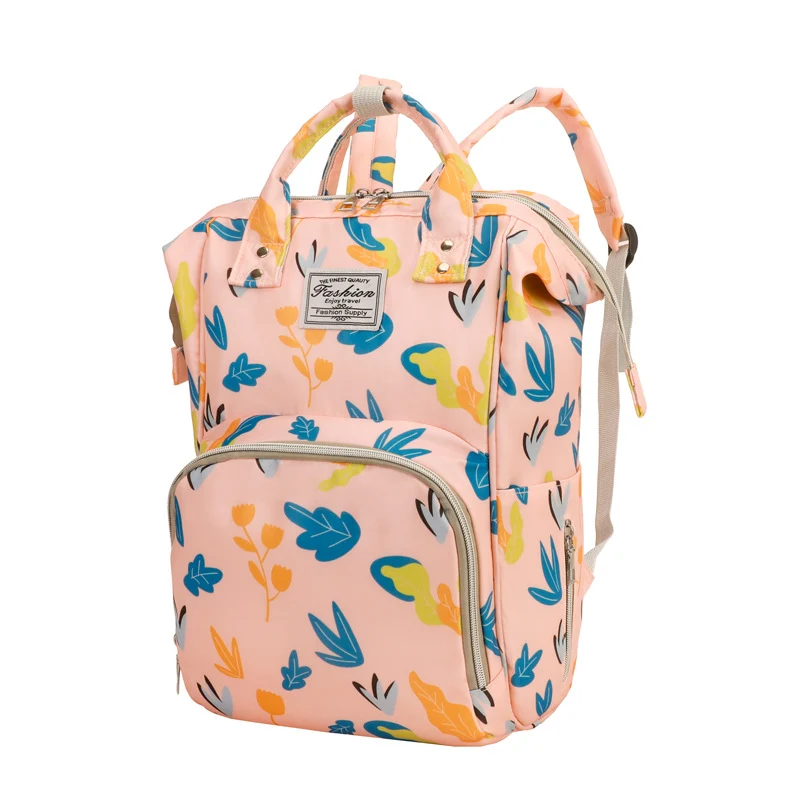 Blumenmuster Multi-Funktions-Wickelrucksack Karnz