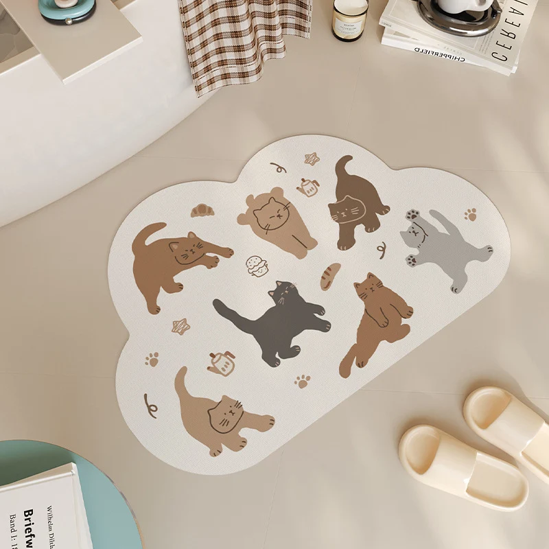 Katze-Themen Badezimmermatte