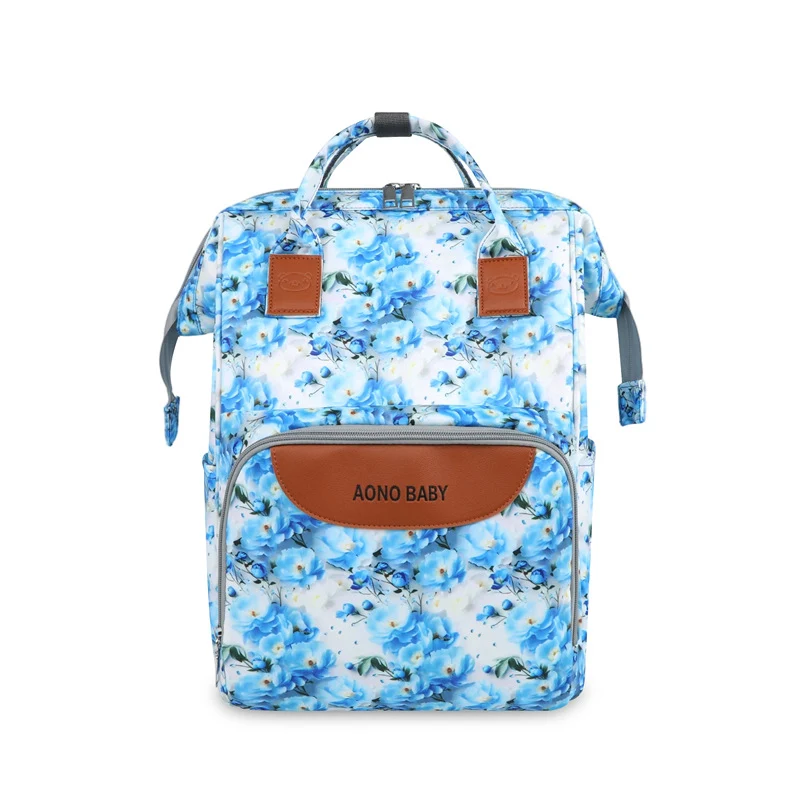 Kreativer floral gedruckter Mehrfach-Taschen Wickelrucksack Karnz