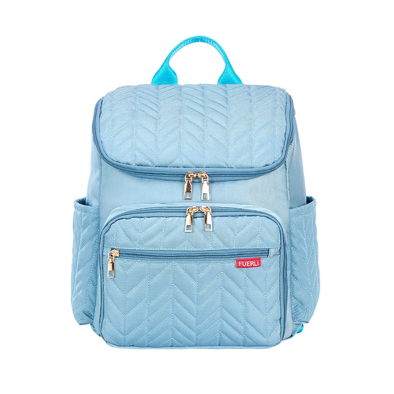 Elegante gesteppt Multi-Compartment Rucksack Karnz