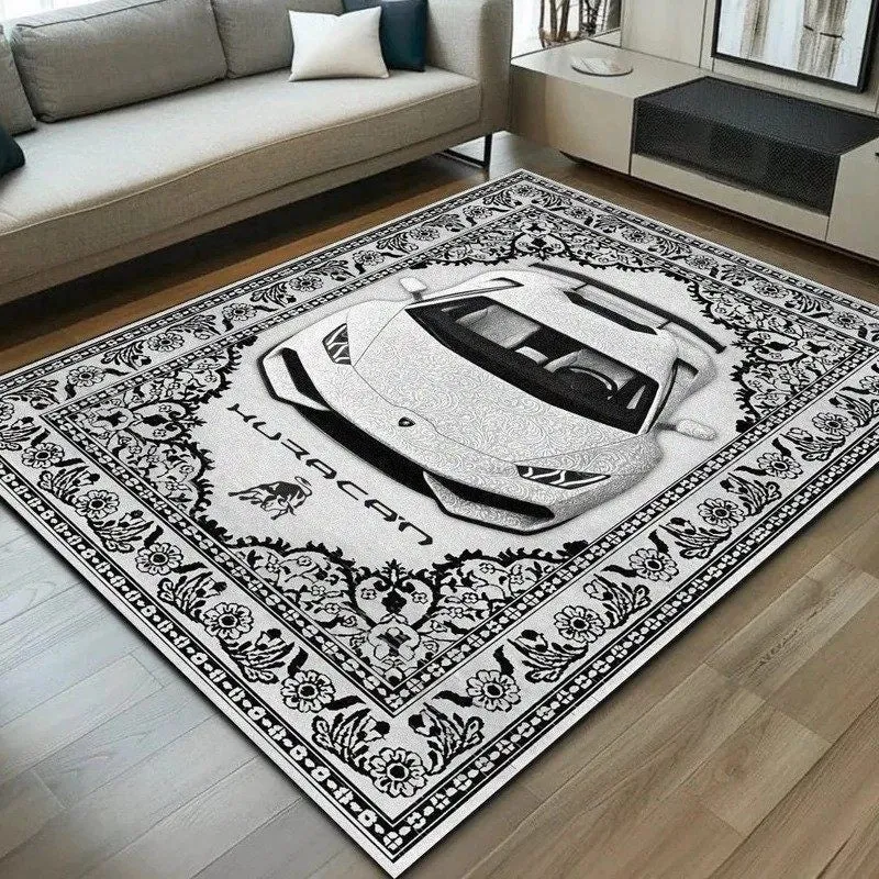 3D Auto Illusion Teppich