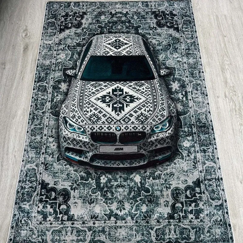 3D Auto Illusion Teppich