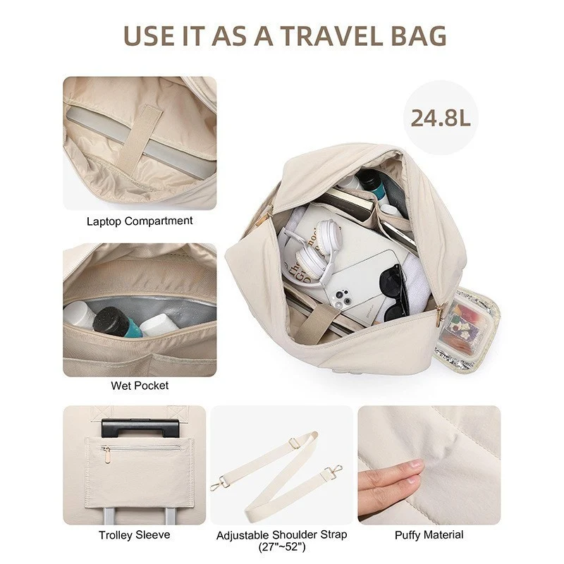 Stylische isolierte Lunch-Tasche mit Organizer Karnz
