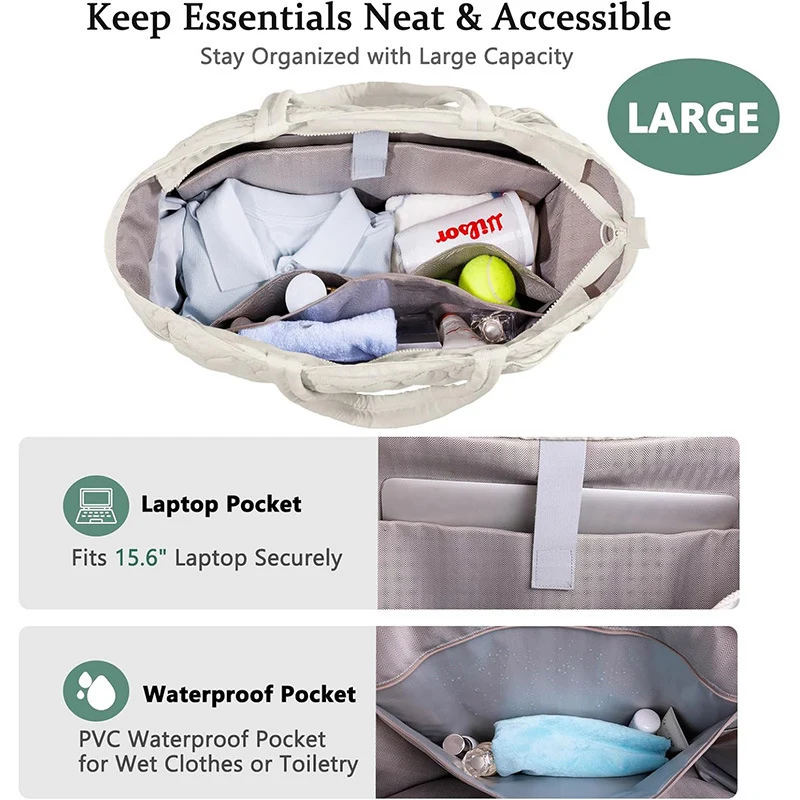 Gepolstertes Sport Gym Tote Karnz
