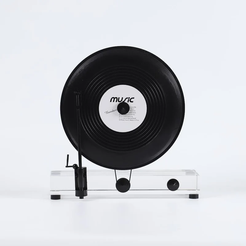 Vintage dekorative Grammophon Skulptur