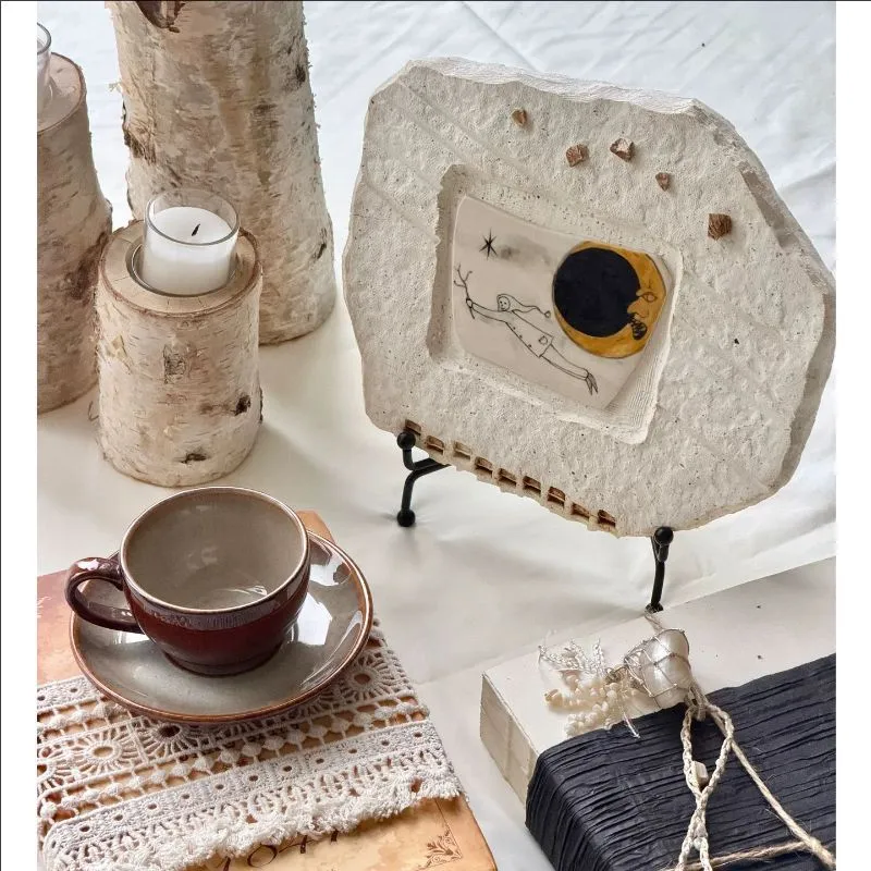 Stilvolles Marmor Kaffeetassen-Set